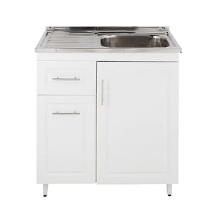 Mueble Cocina con Lavaplatos Acero Inoxidable SMPI80 80x90x50cm