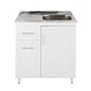 Mueble Cocina con Lavaplatos Acero Inoxidable SMPI80 80x90x50cm - Miniatura 1