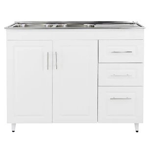 Mueble Cocina con Lavaplatos Acero Inoxidable SMPD120 120x90x50cm