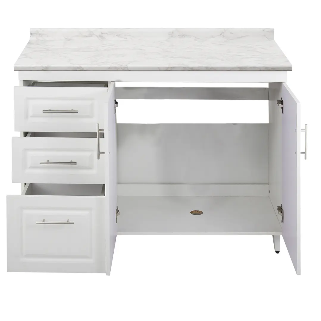 Mueble de Cocina Blanco Izquierdo con Postformado Blanco 120cm 2