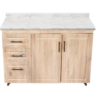 Mueble de Cocina Wood Izquierdo con Postformado Blanco 120cm