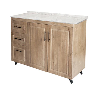 Mueble de Cocina Wood Izquierdo con Postformado Blanco 120cm