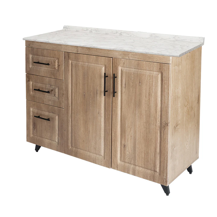 Mueble de Cocina Wood Izquierdo con Postformado Blanco 120cm 2