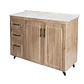 Mueble de Cocina Wood Izquierdo con Postformado Blanco 120cm - Miniatura 2