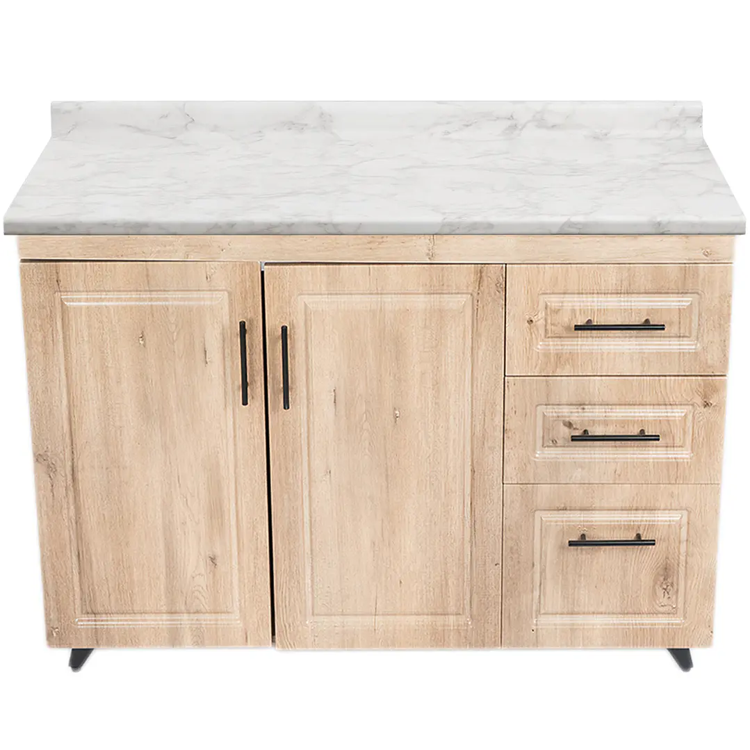 Mueble de Cocina Wood Derecho con Postformado Blanco 120cm 1