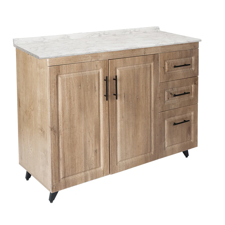 Mueble de Cocina Wood Derecho con Postformado Blanco 120cm 2