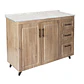 Mueble de Cocina Wood Derecho con Postformado Blanco 120cm - Miniatura 2