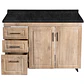 Mueble de Cocina Wood Izquierdo con Postformado Negro 120cm - Miniatura 2