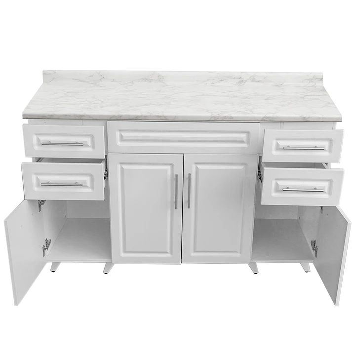 Mueble de Cocina Blanco con Postformado Blanco 150cm 2