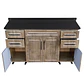 Mueble de Cocina Wood con Postformado Negro150cm - Miniatura 1