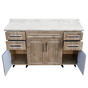 Mueble de Cocina Wood con Postformado Blanco 150cm