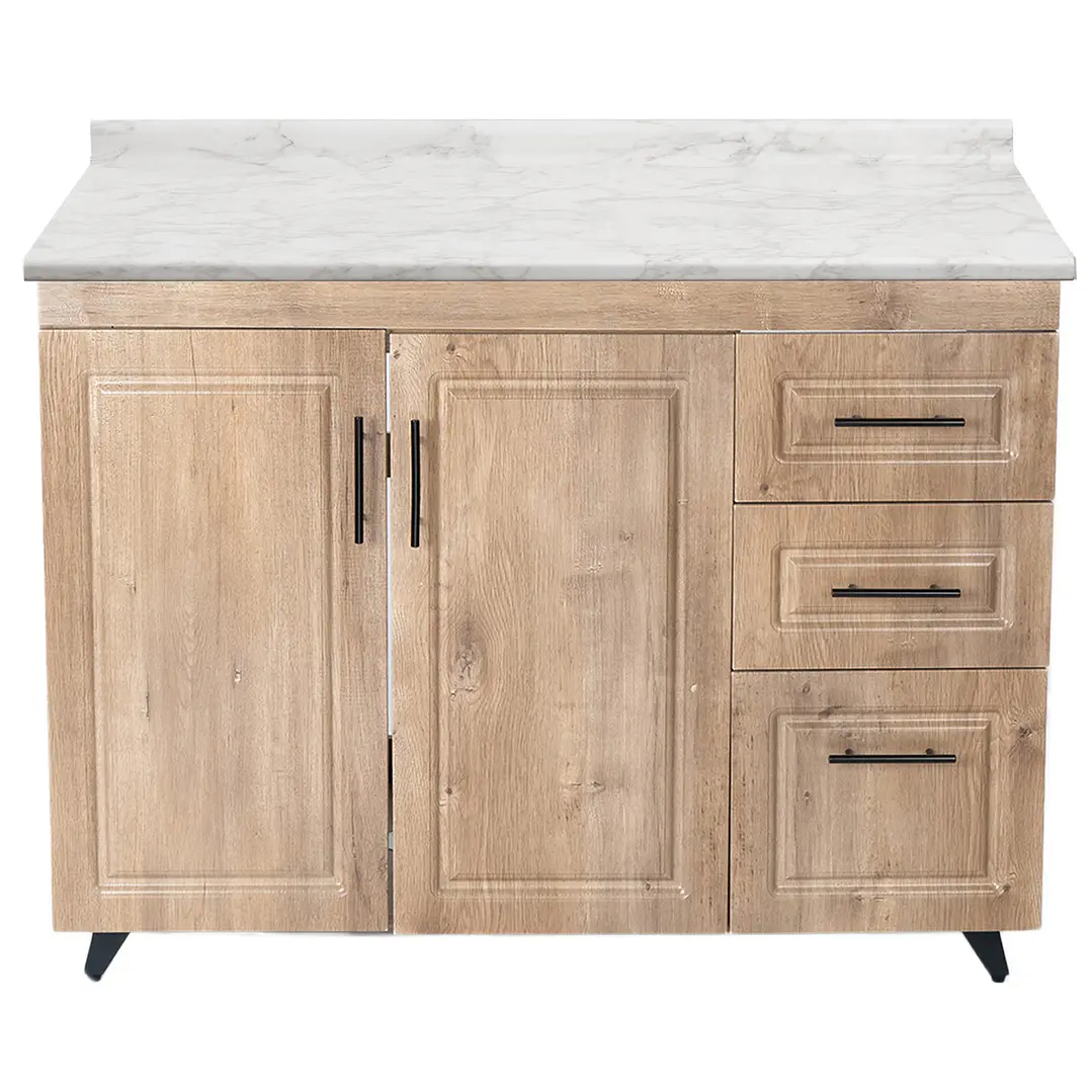 Mueble de Cocina Wood Derecho con Postformado Blanco 100cm 1