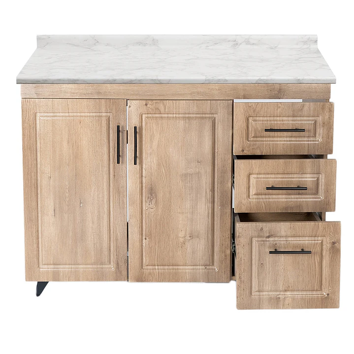 Mueble de Cocina Wood Derecho con Postformado Blanco 100cm 2