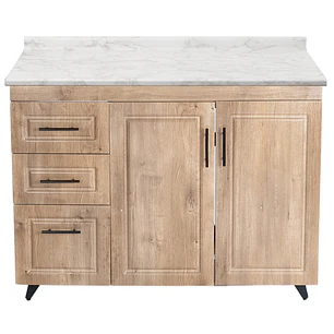 Mueble de Cocina Wood Izquierdo con Postformado Blanco 100cm
