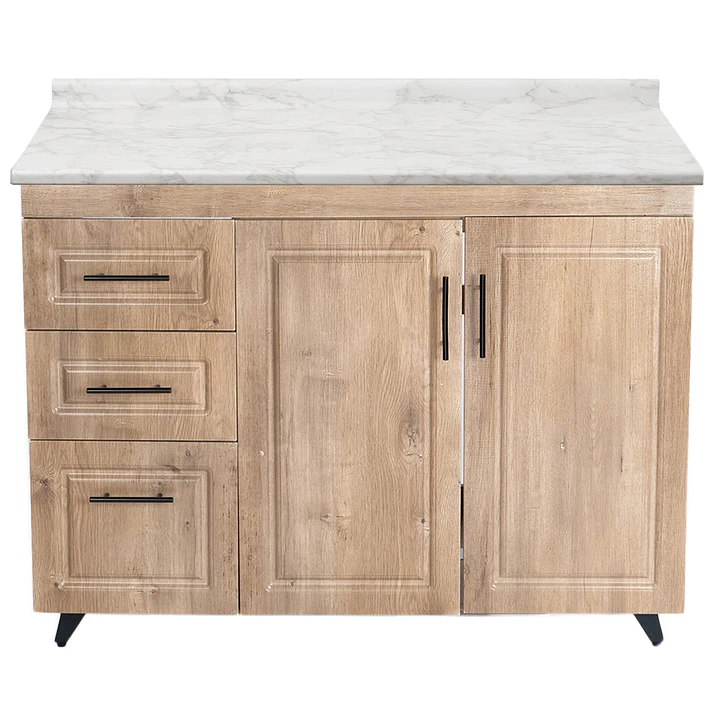 Mueble de Cocina Wood Izquierdo con Postformado Blanco 100cm 1