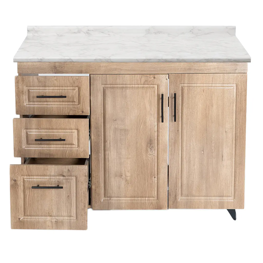 Mueble de Cocina Wood Izquierdo con Postformado Blanco 100cm 2