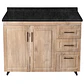 Mueble de Cocina Wood Derecho con Postformado Negro 100cm - Miniatura 1