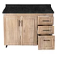 Mueble de Cocina Wood Derecho con Postformado Negro 100cm - Miniatura 2