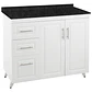 Mueble de Cocina Blanco Izquierdo con Postformado Negro 100cm - Miniatura 2