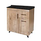 Mueble de Cocina Wood Derecho con Postformado Negro 80cm - Miniatura 3