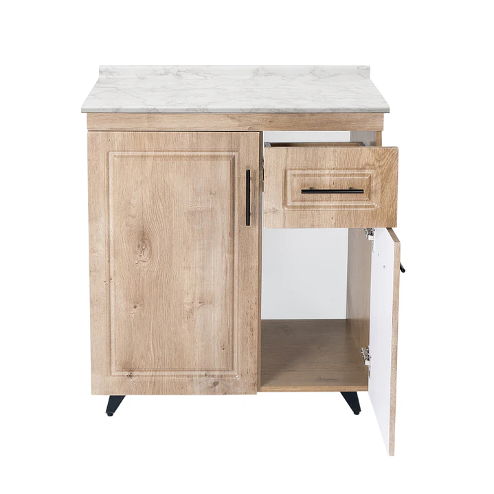 Mueble de Cocina Wood Derecho con Postformado Blanco 80cm 2