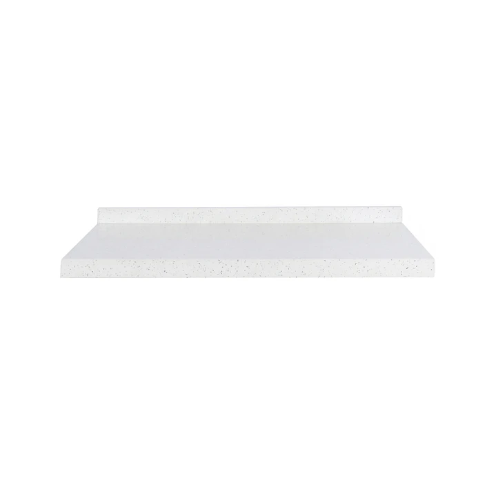 Cubierta de Cuarzo Blanco Galaxy 80x51 cm (para baño o cocina) 1