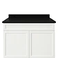 Cubierta de Cuarzo Negro Galaxy 100x51 cm (para baño o cocina) - Miniatura 4