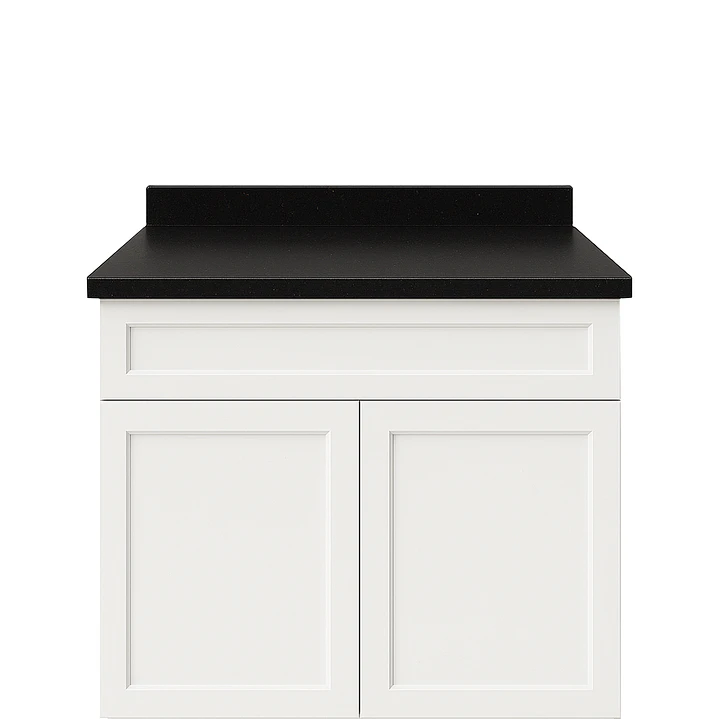 Cubierta de Cuarzo Negro Galaxy 50x41 cm (para baño o cocina) 4