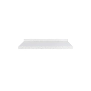 Cubierta de Cuarzo Blanco Galaxy 50x41 cm (para baño o cocina)