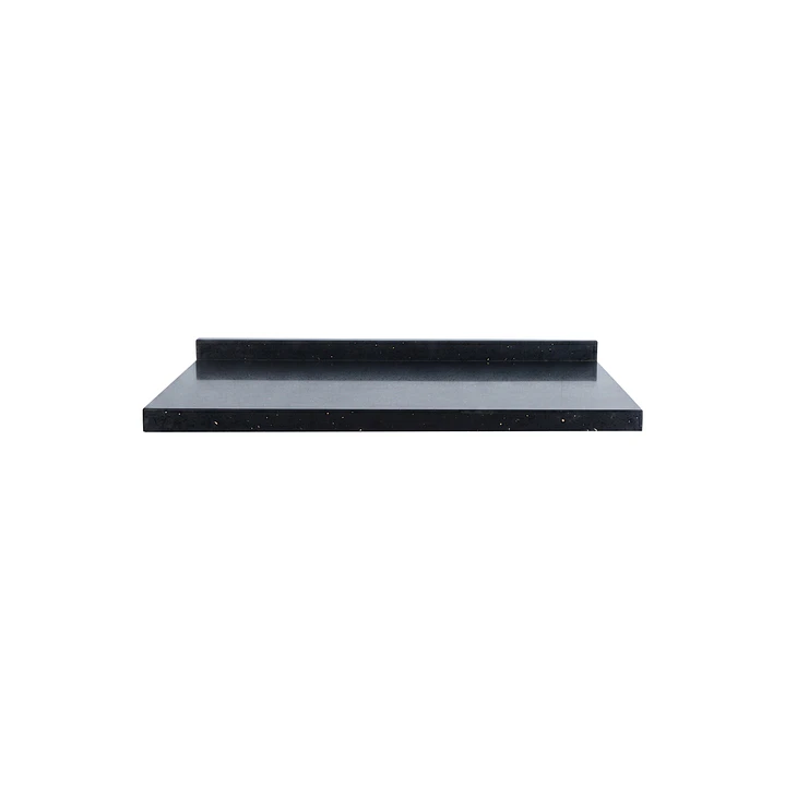 Cubierta de Cuarzo Negro Galaxy 60x51 cm (para baño o cocina) 1