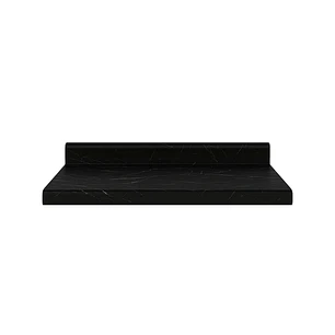 Cubierta Postformado Negro Mármol 80x51 cm (para baño o cocina)