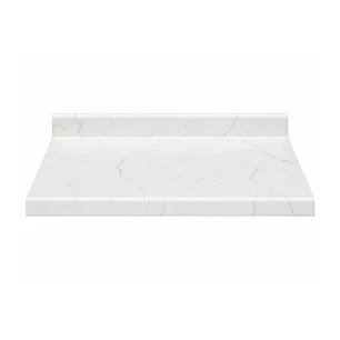 Cubierta Postformado Blanco Mármol 80x51 cm (para baño o cocina)