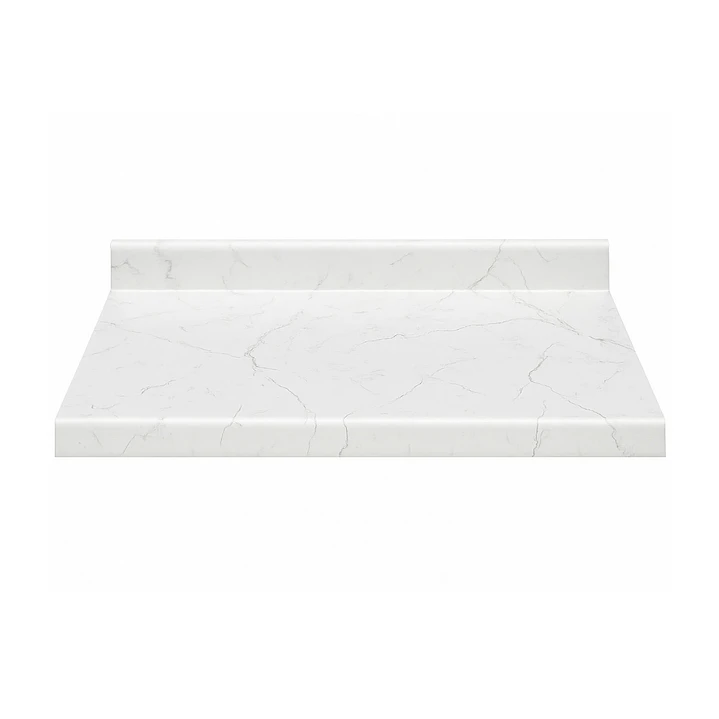 Cubierta Postformado Blanco Mármol 80x51 cm (para baño o cocina) 1