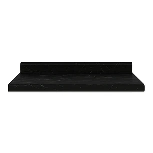 Cubierta Postformado Negro Mármol 100x51 cm (para baño o cocina)