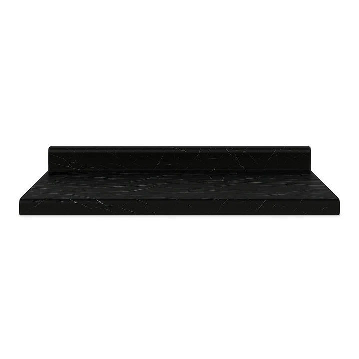 Cubierta Postformado Negro Mármol 100x51 cm (para baño o cocina) 1
