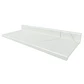 Cubierta Postformado Blanco Mármol 120x51 cm (para baño o cocina) - Miniatura 2