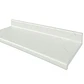 Cubierta Postformado Blanco Mármol 150x51 cm (para baño o cocina) - Miniatura 4