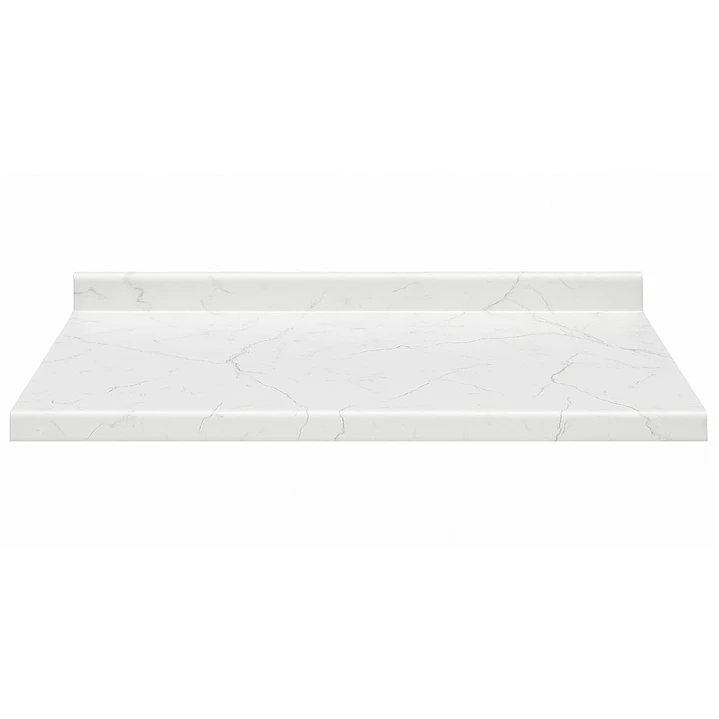 Cubierta Postformado Blanco Mármol 150x51 cm (para baño o cocina) 1