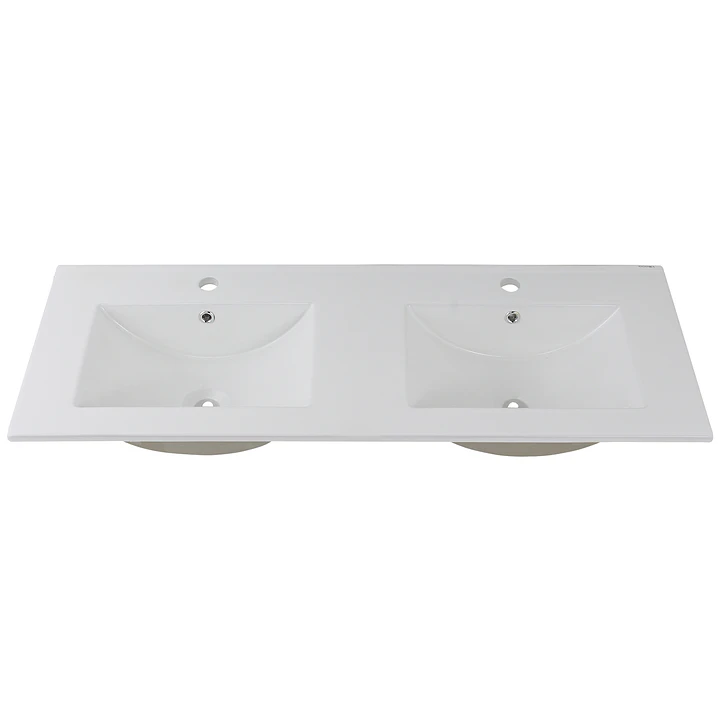 Cubierta de Loza Doble Supermuebles SMP-120-D / 120x47x20cm 1
