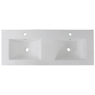 Cubierta de Loza Doble Supermuebles SMP-120-D / 120x47x20cm