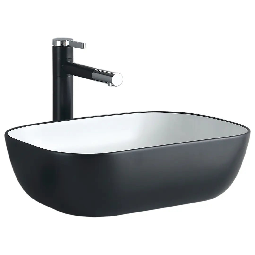 Lavamanos Sobreponer Super Muebles SM895-BLACK OR WHITE / 45,5x32x13,5 2