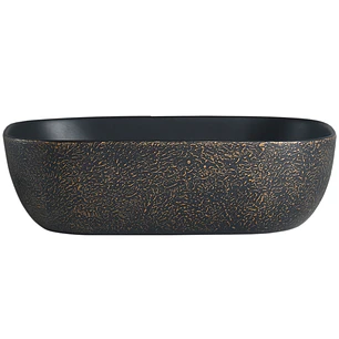 Lavamanos Sobreponer Super Muebles SM895-ARENA DORADO / 45,5x32x13,5