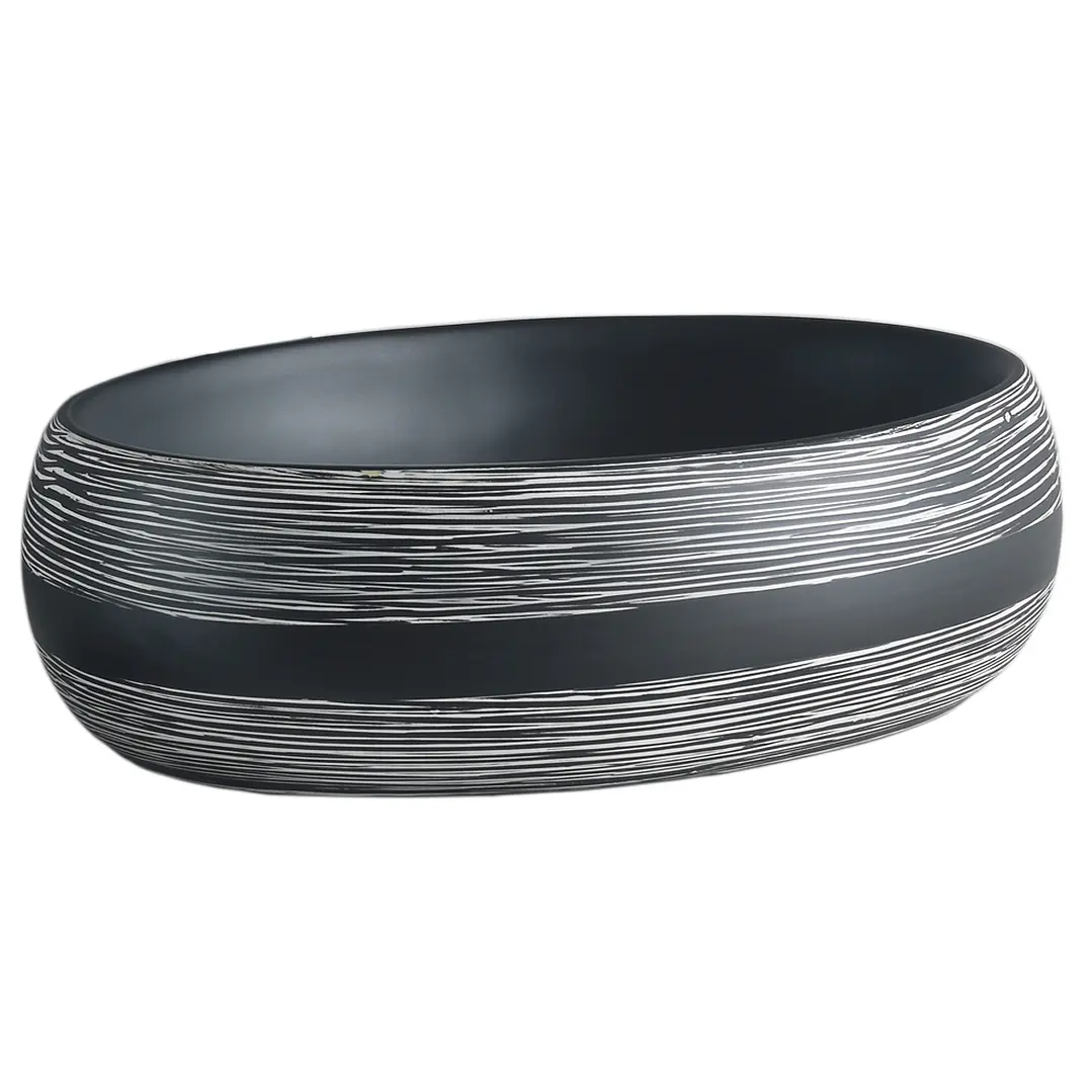 Lavamanos Sobreponer Super Muebles SM880 INCA BLACK / 47,5x34x14,5cm 1