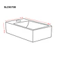 Lavamanos Sobreponer Super Muebles SM9070B / 48x27x12,5cm - Miniatura 4