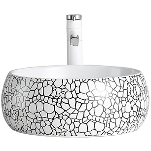 Lavamanos Sobreponer Super Muebles SM822 GUIJARROS / 40x40x15,5