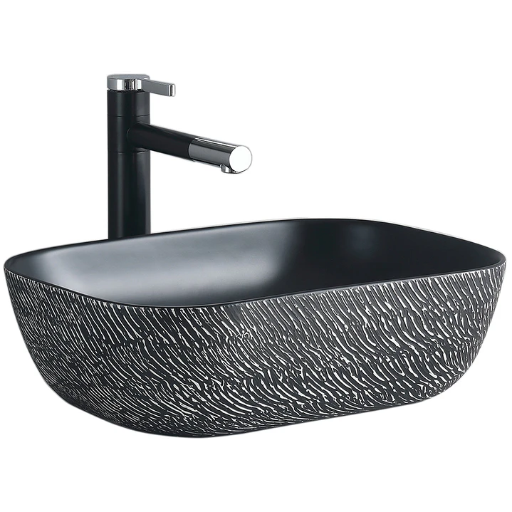 Lavamanos Sobreponer Super Muebles SLC895-Arena Plateada / 45,5x32x13,5 2