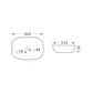 Lavamanos Sobreponer Super Muebles SLC895-Arena Plateada / 45,5x32x13,5 - Miniatura 4