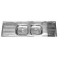 Cubierta Lavaplatos Doble Super Muebles SM18050 / 180x50x16cm - Miniatura 1