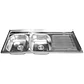Cubierta Lavaplatos Doble Super Muebles SM12050R / 120x50x14cm - Miniatura 3