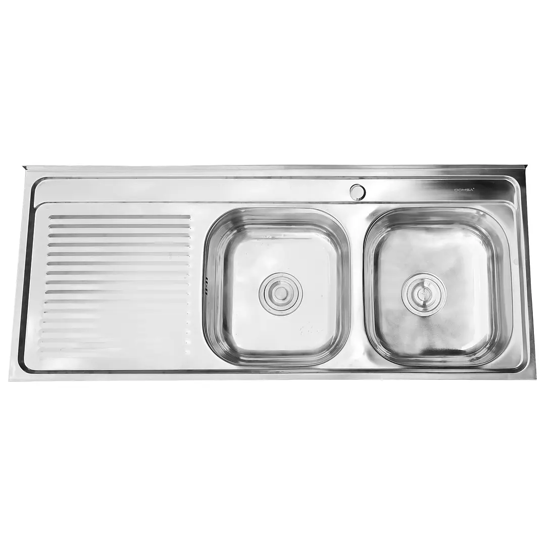 Cubierta Lavaplatos Doble Super Muebles SM12050I / 120x50x14cm 1